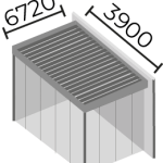Dimensions pergola bioclimatique rétractable FUTUR