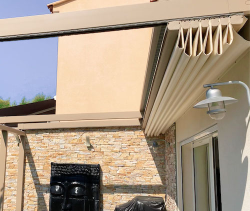 Pergola toile rétractable Zenith 9