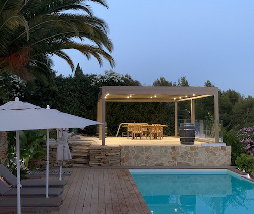 Pergola toile rétractable equinoxe 6