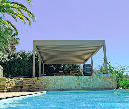 Pergola toile rétractable equinoxe 8