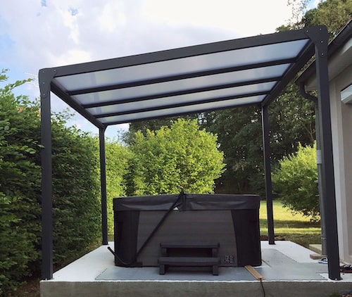 Pergola toit polycarbonate ORION 2